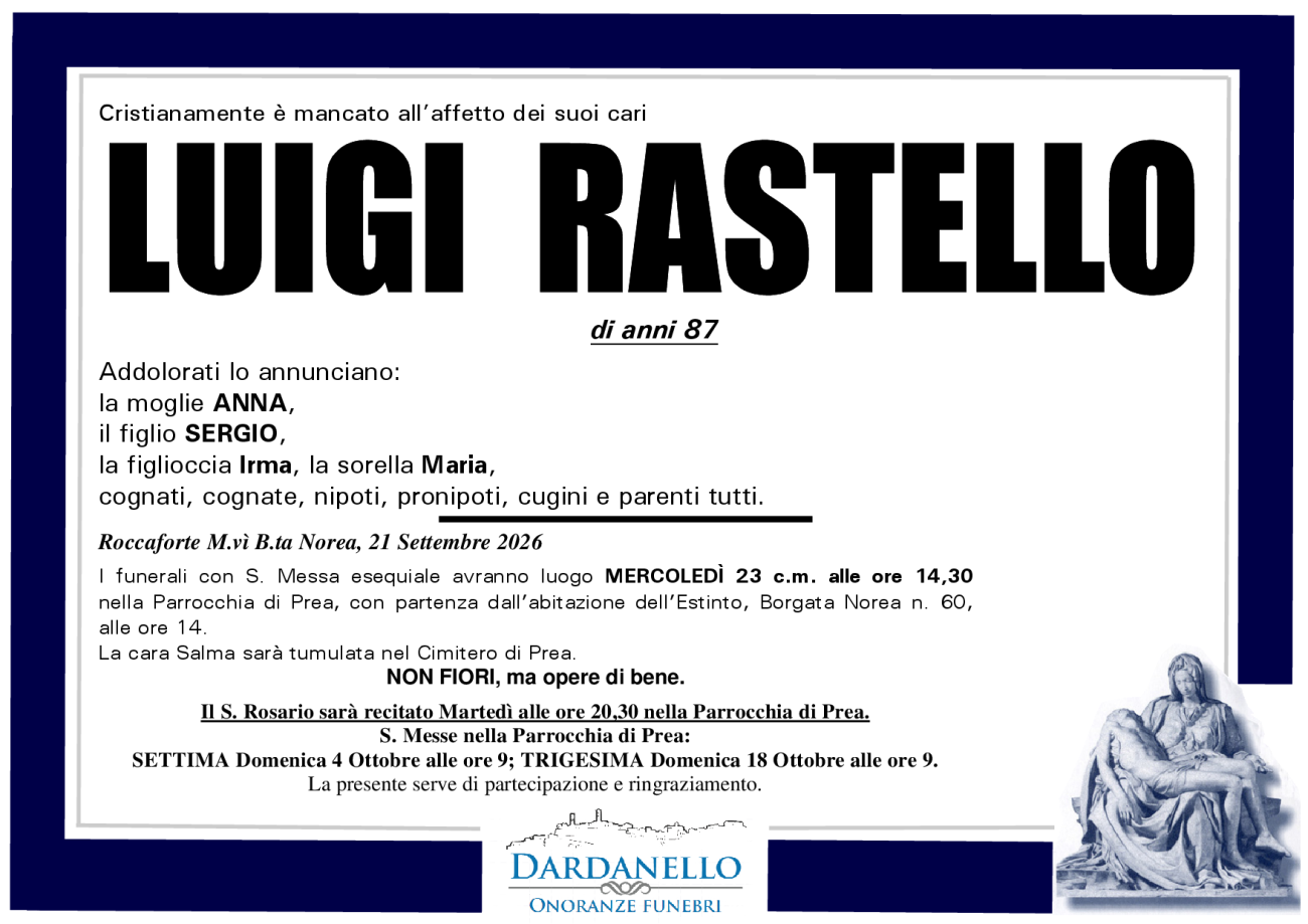 LUIGI RASTELLO